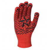 Перчатки 4040 трикотажные с ПВХ-рисунком звезда размер 11 (2XL) DOLONI