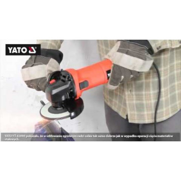 Угловая шлифмашинка YT-82090 710 Вт, 115 мм YATO-6