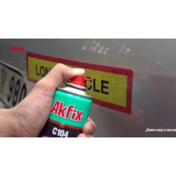 Спрей-очиститель этикетки и наклейки 200мл Akfix C104-1