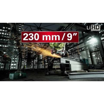Угловая шлифмашинка WPB 36-18 LTX BL 230 (613102840) аккумуляторная METABO-3