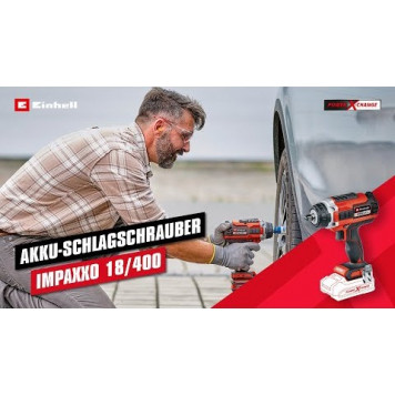 Гайковёрт аккумуляторный PXC Impaxxo 18/400 ударный (арт. 4510070) Einhell-7