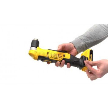 Дрель DCD740N-XJ 18.0В XR аккумуляторная безударная угловая б/бат и ЗУ DEWALT-2