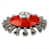 Щётка 57H591 для угловой шлифмашины 115 мм плетённая (чашка) GRAPHITE