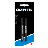 Полотно 57H765 для лобзика 12TPI/2 мм (дерево), 75/50 мм, уп 5 шт Graphite