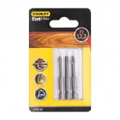 Биты STA62183-XJ FatMax Torsion PZ1,2,3х50 мм, 3 шт STАNLEY