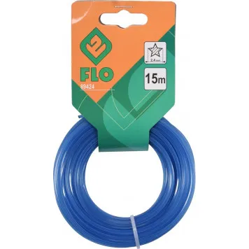 Леска 89424 для триммера 2,4 мм х 15 м, звезда-1