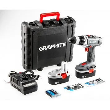 Шуруповёрт 58G127 с 2-мя аккумуляторами 18V 1.7Ah GRAPHITE-3