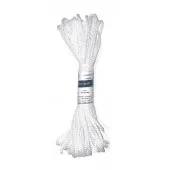 Шнур вязаный 3 мм, 30 м, белый ALET