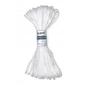 Шнур вязаный 4 мм, 30 м, белый ALET