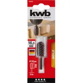 Бор-фреза kwb 16x30 мм, хвостовик 6 мм арт. 4943-00