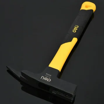 Молоток DL5060 кровельщика 600гр магнит, противоскользящий боек, фиберглассовая рукоять Deli-7