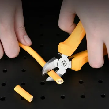 Бокорезы DL2206C диагональные 160мм, пластиковая ручка Deli-1