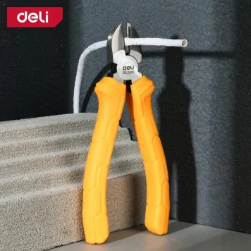 Бокорезы DL2206C диагональные 160мм, пластиковая ручка Deli-6