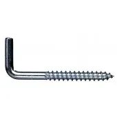 Металлический прямоугольный крюк 4х40 мм, уп 100шт.