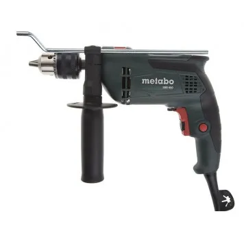 Дрель SBE 650 ударная 650 Вт, ключевой патрон 13 мм (600671000) METABO-2